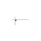 Flos Coordinates Aluminum wall lamp L 80 cm LED 2x24W