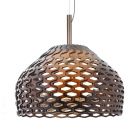 Flos Suspension Lamp Tatou S1 1 Light 23W Ø 28 cm Grey Ochre