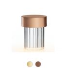 Flos Rechargeable table lamp Last Order Fluted LED H 14,2 cm dimmable