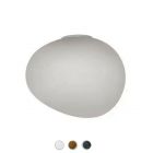 Foscarini Gregg Semi 1 Wall lamp in glass 1xE27 L 47 cm