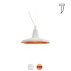 Karman Suspension lamp in ceramic and metal Gangster E27 Ø 35 cm