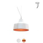 Karman Suspension lamp in ceramic and metal Gangster E27 Ø 48 cm