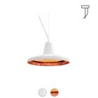 Karman Suspension lamp in ceramic and metal Gangster E27 Ø 50 cm