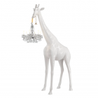 Qeeboo Giraffe in Love M Floor lamp in polycarbonate LED 18W H 265 cm Outdoor