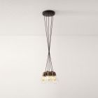 Aldo Bernardi Suspension lamp for multiple canopy Guinguette E27 Ø 14 cm