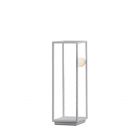 Karman Abachina Rechargeable floor lamp in matt white aluminum Led 2.6W