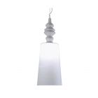 Karman Alì e Babà Suspension lamp in ceramic with lampshade 1xE27 Ø 35 cm