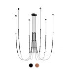 Karman Leda Suspension lamp in aluminum Led 86.4W L 500 cm