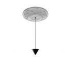 Karman Moonbloom Suspension lamp in aluminum Led 16.8W Ø 40 cm