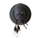 Karman Ugo Rilla Wall lamp in matt gray ceramic 3xE27 Ø 41.5 cm