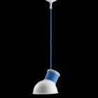 Aldo Bernardi Suspension lamp with light blue cable Lustri E27 L 21 cm 