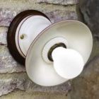 Aldo Bernardi Ceramic wall light Isola E27 H 14.5 cm