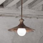 Aldo Bernardi Height-adjustable suspension lamp Loggiato E27 L 48 cm