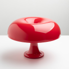 Artemide Nessino Red Polycarbonate table lamp 4 x E14 H 22,3 cm