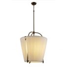 Aldo Bernardi Suspension lamp with fabric diffuser Rangiroa E27 L 36 cm