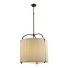 Aldo Bernardi Suspension lamp with fabric diffuser Nuku Hiva E27 L 53 cm