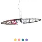 Luceplan Queen Titania Suspension Lamp LED 410W L 140cm