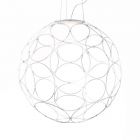 Fabbian Pendant Light Giro LED 17W Ø 67 cm White