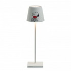 Zafferano Poldina x Peanuts Pro - Heart Rechargeable Table Lamp LED 2,2W H 38 cm