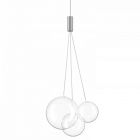 Lodes Random Suspension Lamp in Blown Glass LED 3W L79.5 cm