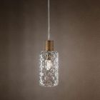 Ai Lati Lights Seventies Suspension Lamp in Blown Glass 1xG9 L8cm