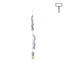 Karman Suspension lamp in ceramic and metal Sherwood e Robin E27 1 light Ø 8 cm