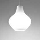 Ai Lati Lights Suspension Lamp in triplex glass Sixties 