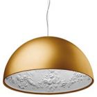 Flos Suspension lamp Skygarden 2 Ø 90 cm 1 light E27 Gold