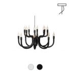 Karman Suspension lamp 8 arms Snoob E14 16 lights Ø 73 cm