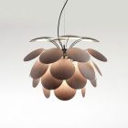 Marset Discocò Wood Suspension Lamp LED 42W ø 68 cm