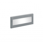 Lombardo Stile 260 Simmetrica Recessed lamp in acid-etched tempered glass LED 10W L 26,8 cm