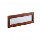 Lombardo Stile 330 Simmetrica Recessed lamp in acid-etched tempered glass LED 15W L 33,5 cm