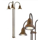 Aldo Bernardi Floor lamp for outdoor and garden Jasmine 3 Lights E27 L 76 cm