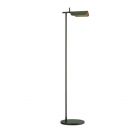 Flos Adjustable ground lamp Tab Floor LED H 110 cm | Dark Green