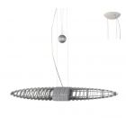 Luceplan Pendant lamp Titania 1 Light E27 L 70 cm