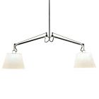 Artemide Tolomeo Basculante Pendant lamp 2 luci E27 L 130 cm