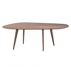 Zanotta Tweed Table in Canaletto walnut L 213 cm