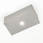 Viabizzuno Ceiling lamp Cubo Doccia LED 1,5W IP65 L 15,5x30 cm Outdoor and Garden