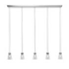 Fabbian Multiple suspension lamp Vicky G9 5 lights L 109 cm 