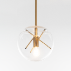 Artemide Vitruvio Suspension in blown glass 1 x E27 Ø 40 cm